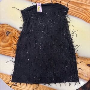 Target Black Strapless Dress